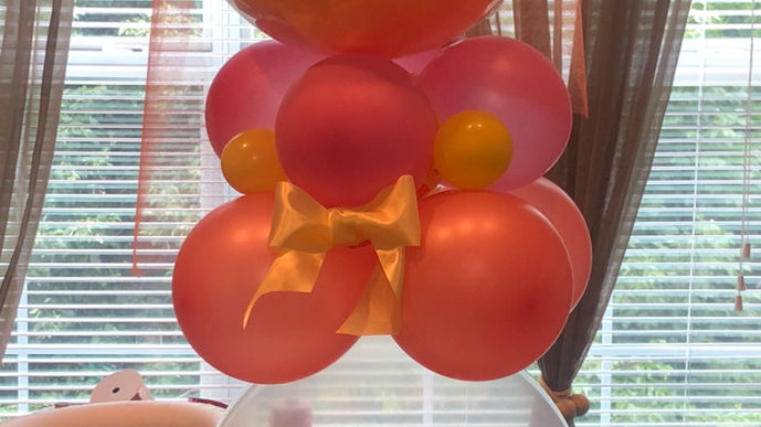 Mimosa Themed Balloon W/ Foam